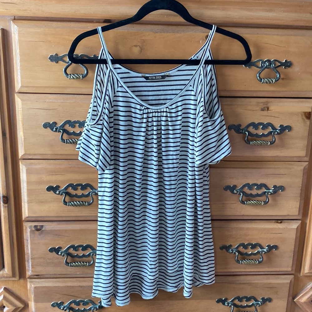 Peyton Jenson Cold Shoulder Top.